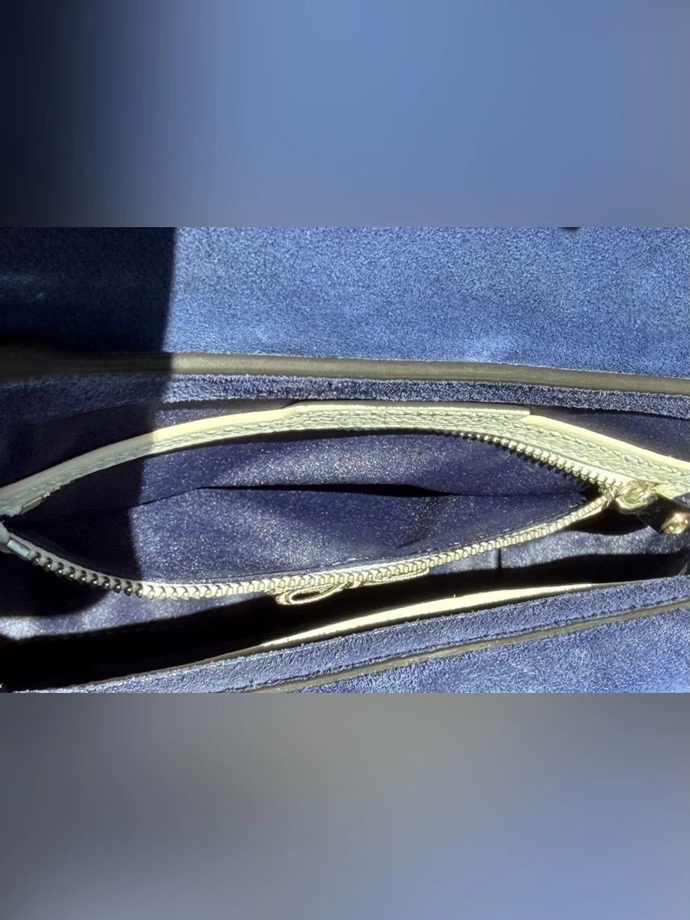 Henri Bendel blue crossbody purse